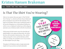 Tablet Screenshot of kristenbrakeman.com